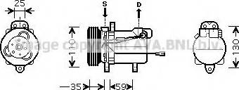 Prasco SZK069 - Компресор, кондиціонер autocars.com.ua