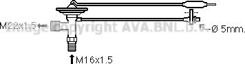 Prasco TO1684 - Розширювальний клапан, кондиціонер autocars.com.ua