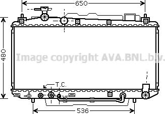 Prasco TO2307 - Радиатор, охлаждение двигателя avtokuzovplus.com.ua