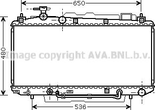 Prasco TO2306 - Радиатор, охлаждение двигателя avtokuzovplus.com.ua