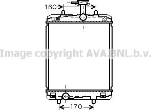 Prasco TOA2360 - Радиатор, охлаждение двигателя avtokuzovplus.com.ua