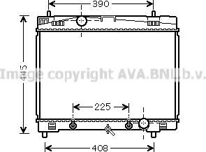 Prasco TO2577 - Радиатор, охлаждение двигателя avtokuzovplus.com.ua