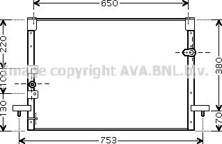 Prasco TO5213 - Конденсатор, кондиціонер autocars.com.ua