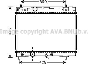 Prasco TOA2357 - Радиатор, охлаждение двигателя avtokuzovplus.com.ua