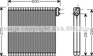 Prasco TOV483 - Випарник, кондиціонер autocars.com.ua