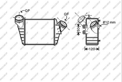 Prasco VG420N002 - Интеркулер autocars.com.ua