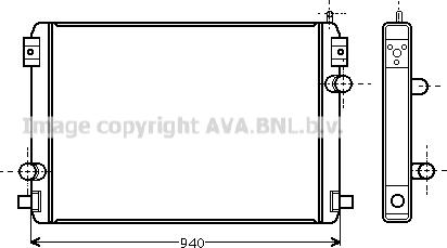 Prasco VL2002 - Радіатор, охолодження двигуна autocars.com.ua