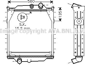 Prasco VL2045 - Радіатор, охолодження двигуна autocars.com.ua