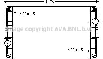 Prasco VL2046 - Радіатор, охолодження двигуна autocars.com.ua