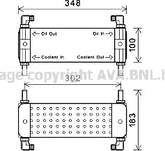 Prasco VL3073 - Масляный радиатор, двигательное масло avtokuzovplus.com.ua