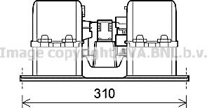 Prasco VL8071 - Электродвигатель, вентиляция салона avtokuzovplus.com.ua