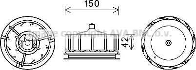 Prasco VL8083 - Електродвигун, вентиляція салону autocars.com.ua
