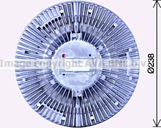 Prasco VLC099 - Зчеплення, вентилятор радіатора autocars.com.ua