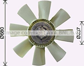 Prasco VLF110 - Вентилятор, охолодження двигуна autocars.com.ua