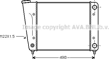 Prasco VN2010 - Радіатор, охолодження двигуна autocars.com.ua