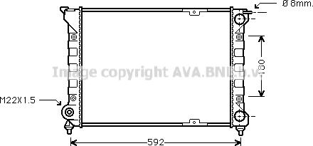 Prasco VN2085 - Радиатор, охлаждение двигателя avtokuzovplus.com.ua