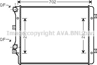 Prasco VN2207 - Радиатор, охлаждение двигателя avtokuzovplus.com.ua