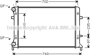 Prasco VN2228 - Радиатор, охлаждение двигателя avtokuzovplus.com.ua