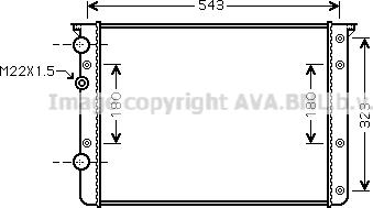 Prasco VN2260 - Радіатор, охолодження двигуна autocars.com.ua