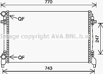 Prasco VN2402 - Радиатор, охлаждение двигателя avtokuzovplus.com.ua