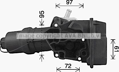 Prasco VN3329H - Масляный радиатор, двигательное масло avtokuzovplus.com.ua