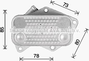 Prasco VN3429 - Масляний радіатор, рухове масло autocars.com.ua