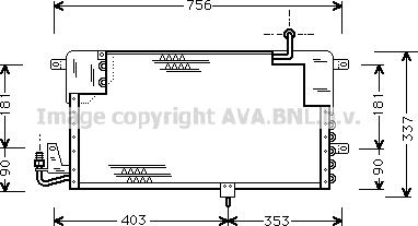 Prasco VN5141 - Конденсатор, кондиціонер autocars.com.ua