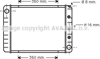 Prasco VO2039 - Радиатор, охлаждение двигателя avtokuzovplus.com.ua