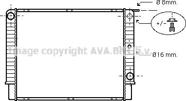 Prasco VO2087 - Радиатор, охлаждение двигателя avtokuzovplus.com.ua