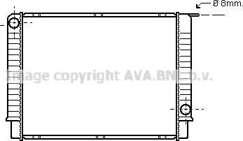 Prasco VO2145 - Радиатор, охлаждение двигателя avtokuzovplus.com.ua