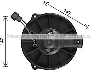 Prasco VO8301 - Електродвигун, вентиляція салону autocars.com.ua