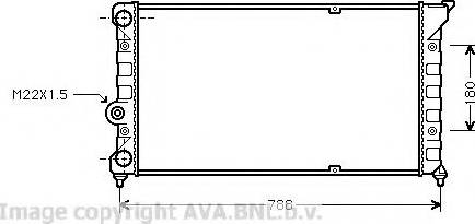 Prasco VW2079 - Радиатор, охлаждение двигателя avtokuzovplus.com.ua