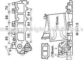 Prasco VW4376 - Интеркулер autocars.com.ua