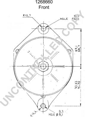 Prestolite Electric 1268660 - Генератор autocars.com.ua