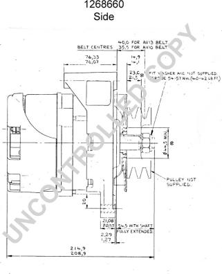 Prestolite Electric 1268660 - Генератор autocars.com.ua