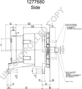 Prestolite Electric 1277680 - Генератор autocars.com.ua