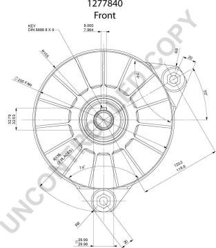 Prestolite Electric 1277840 - Генератор autocars.com.ua