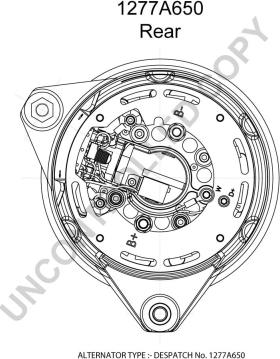 Prestolite Electric 1277A650 - Генератор avtokuzovplus.com.ua