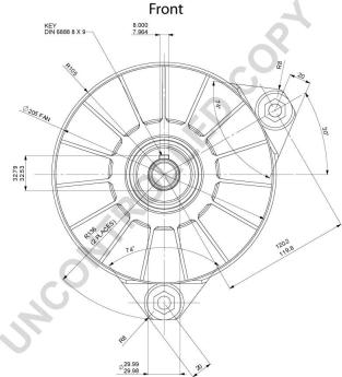 Prestolite Electric 1277A840 - Генератор autocars.com.ua