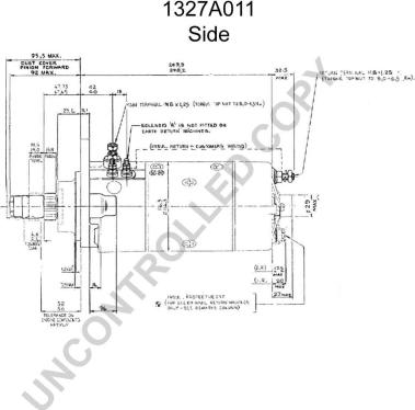 Prestolite Electric 1327A011 - Стартер autocars.com.ua