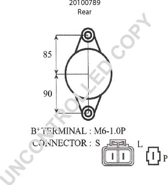 Prestolite Electric 20100789 - Генератор avtokuzovplus.com.ua