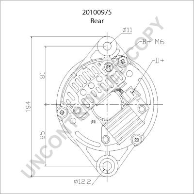 Prestolite Electric 20100975 - Генератор avtokuzovplus.com.ua