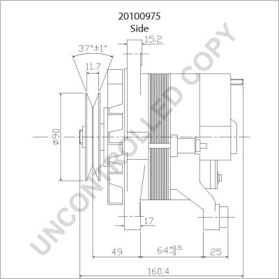 Prestolite Electric 20100975 - Генератор avtokuzovplus.com.ua