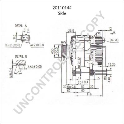 Prestolite Electric 20110144 - Генератор avtokuzovplus.com.ua