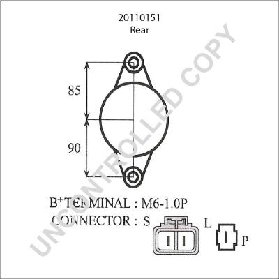 Prestolite Electric 20110151 - Генератор autocars.com.ua