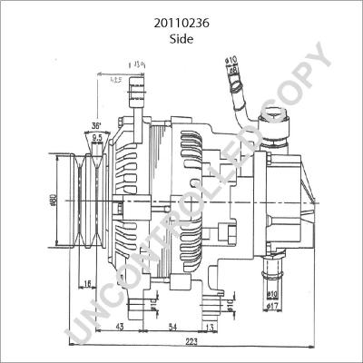 Prestolite Electric 20110236 - Генератор avtokuzovplus.com.ua