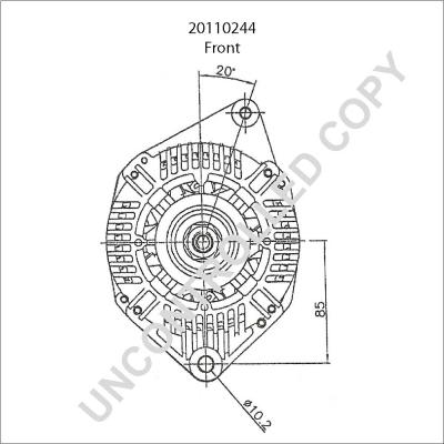 Prestolite Electric 20110244 - Генератор avtokuzovplus.com.ua