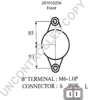 Prestolite Electric 20110256 - Генератор avtokuzovplus.com.ua