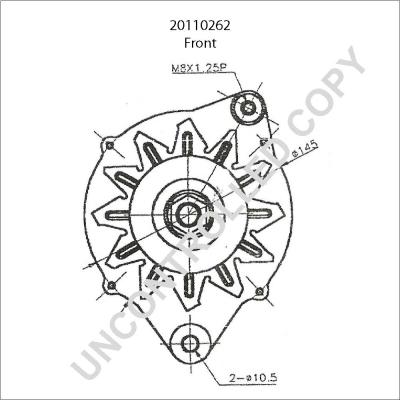 Prestolite Electric 20110262 - Генератор avtokuzovplus.com.ua