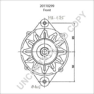 Prestolite Electric 20110299 - Генератор avtokuzovplus.com.ua